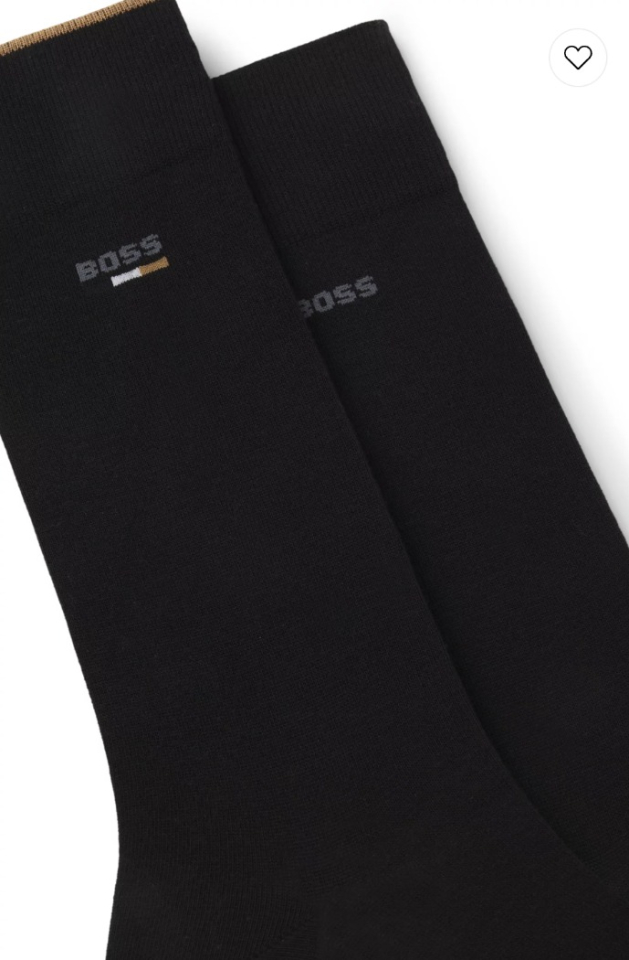Lot de deux paires de chaussettes Iconic Logo - HUGO BOSS 