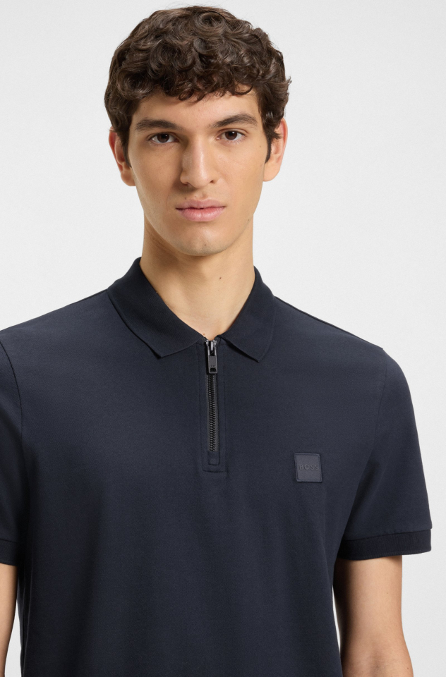 Polo Passerzip en coton extensible – HUGO BOSS