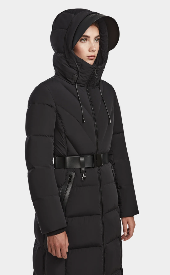 DALSA MANTEAU LONG MATELASSÉ EN DUVET - RUDSAK 