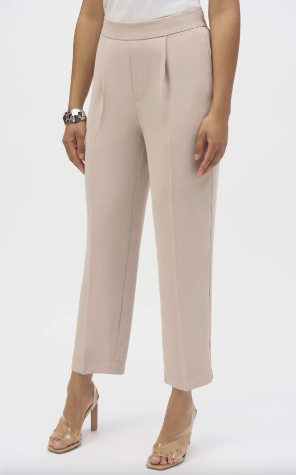 Pantalon droit à enfiler en sergé - JOSEPH RIBKOFF - 252048 - Joseph Ribkoff