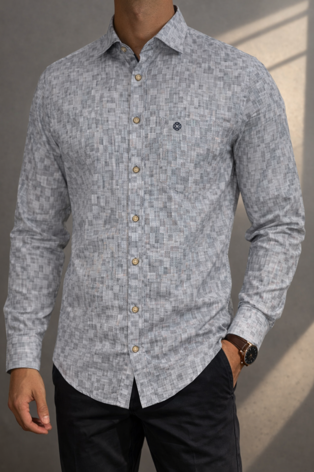 Chemise August en lin – FELLOWS UNITED - 61.6534-110 - Fellows United