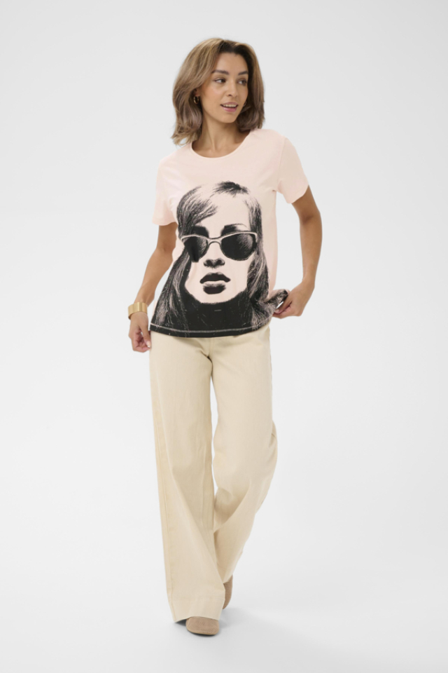 T-shirt essentiel Joliy – CREAM