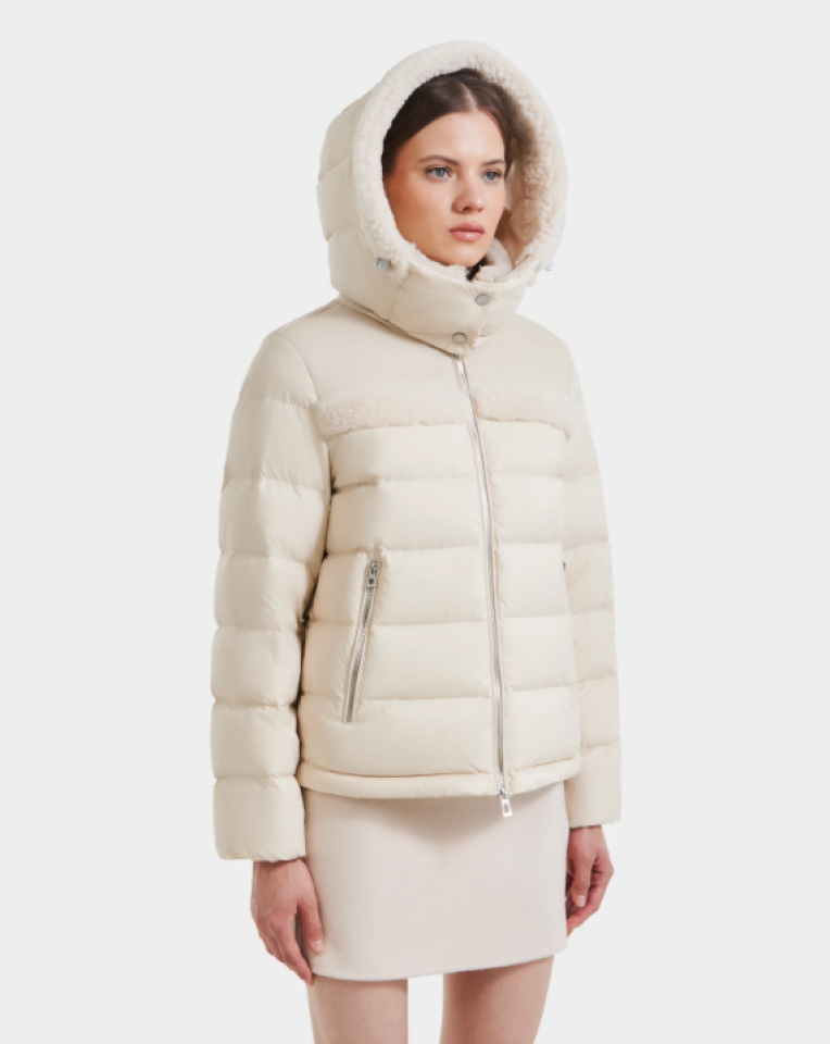 Manteau en duvet et shearling Sandra – Rudsak