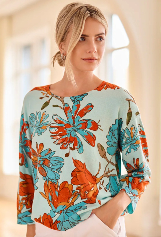 Chandail fleuris -TRIBAL - 21750-8169 - Tribal