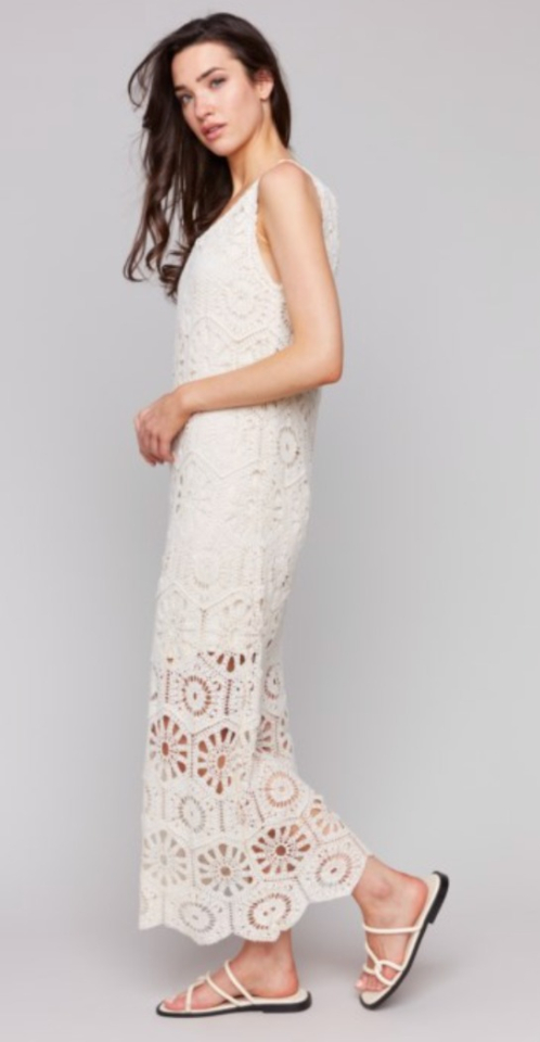 Robe maxi en crochet - CHARLIE B 